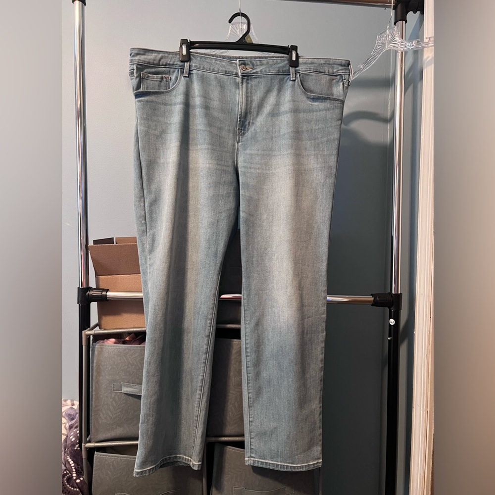 Old navy power slim straight jeans size 20 EUC